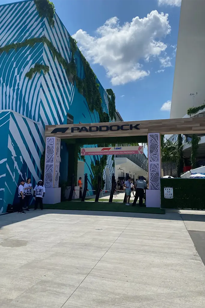 Miami Grand Prix 2023 at the paddock entrance